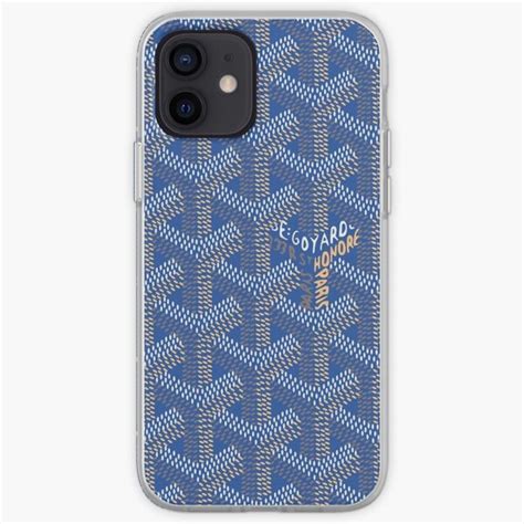 goyard blue phone case